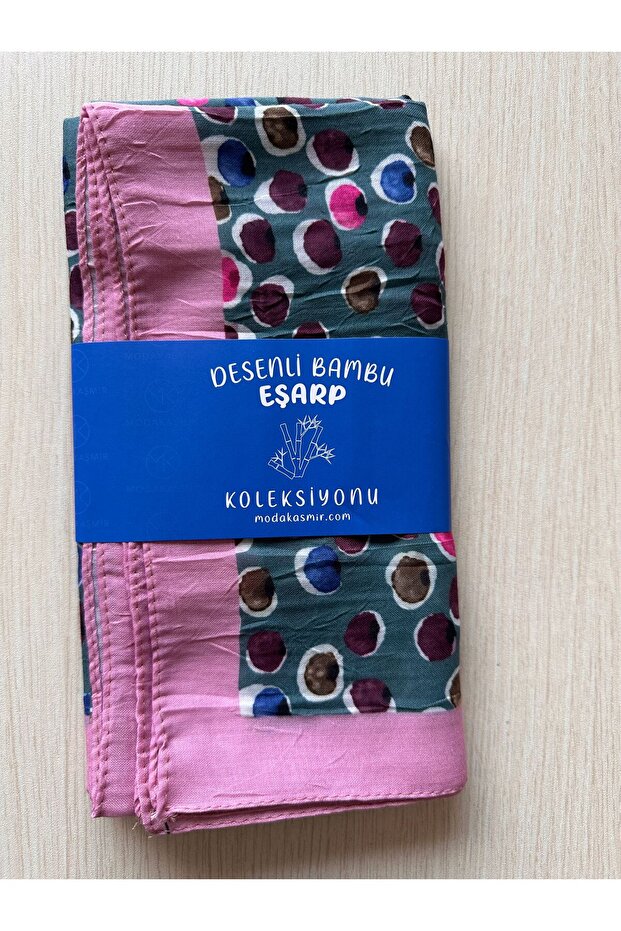 Moonlit Pattern Bamboo Scarf - 1