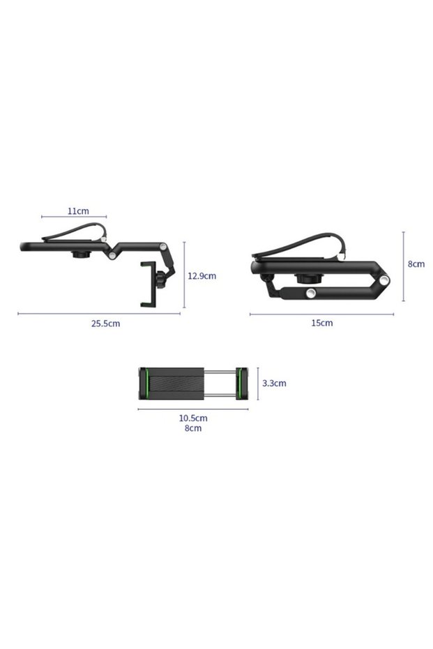 In Car 180 Rotatable Functional Auto Phone Holder for Bureau Home Office Trolley