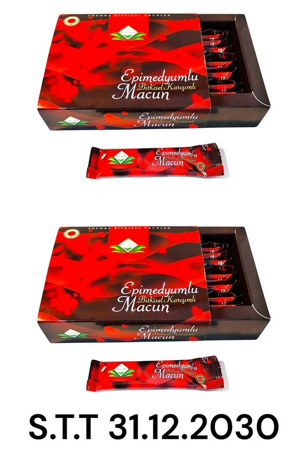 Themra epimedyümlü1 macun Bitkisel Karışımlı Mesir Macunu 2 kutu 12x12 gr - 1
