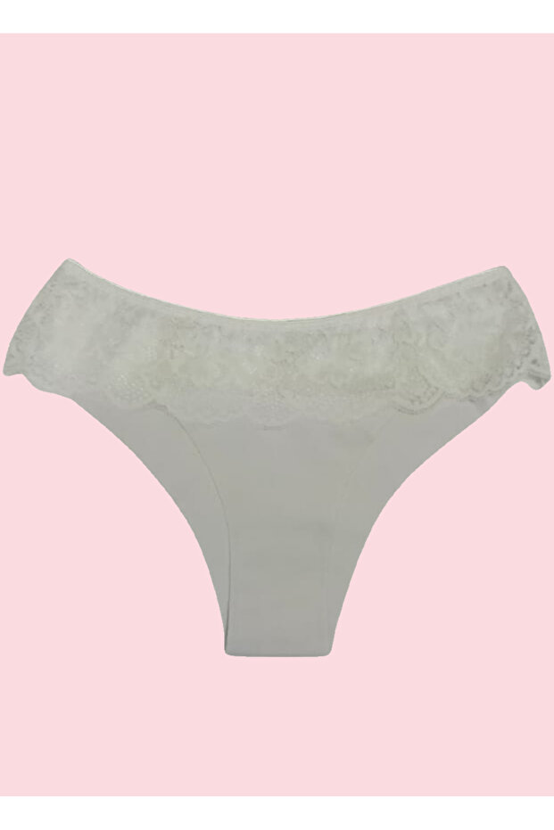 Lace Detailed Brazilian Panties