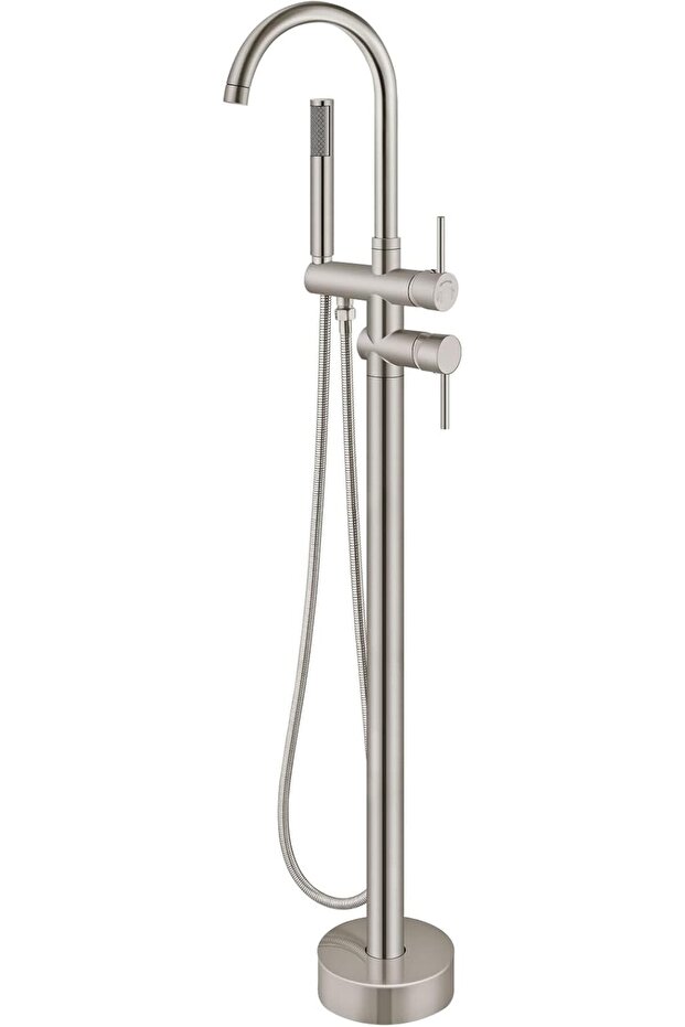 Floor Mount Bathtub Faucet Freestanding Tub Filler Standing High Flow Shower Faucets Shower M