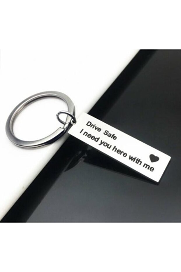 Breloc inscriptie drive safe - 2