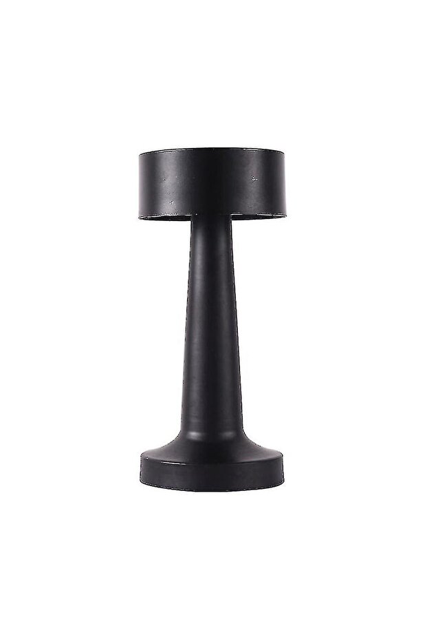 Modern Rechargeable Cordless Touch Sensor LED Desk lamp 3 Ways Dimming (BLACK)
