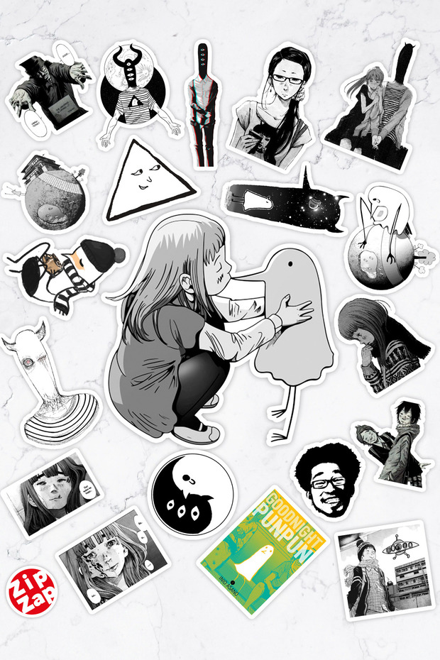 Oyasumi Punpun Goodnight Punpun Anime Manga Phone Laptop Adhesive Foil Sticker Pack (20 Pcs)