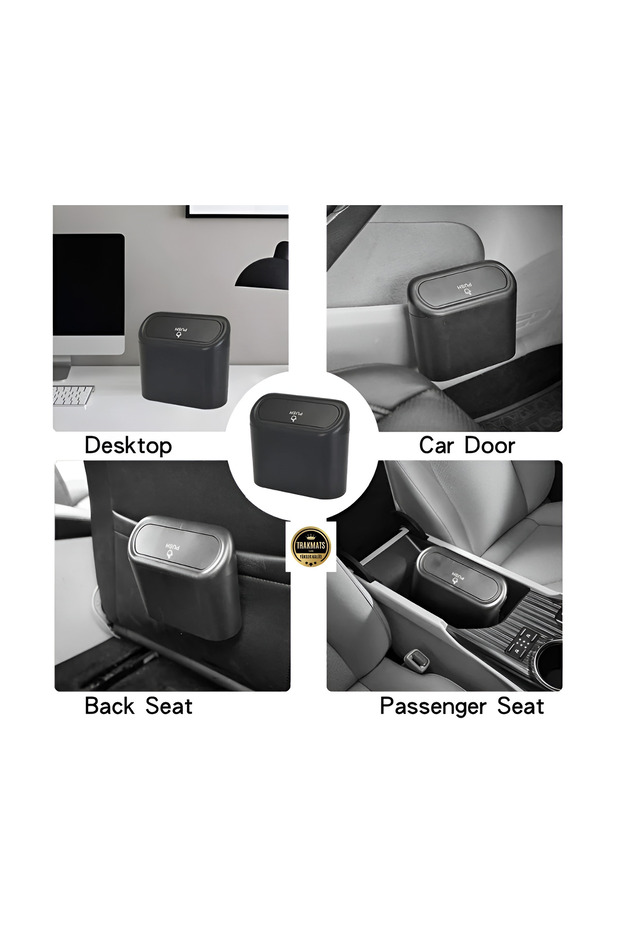 Mazda 2 Hybrid Xp21 2022-2023-2024 Compatible Car Garbage Bin with Lid - 3