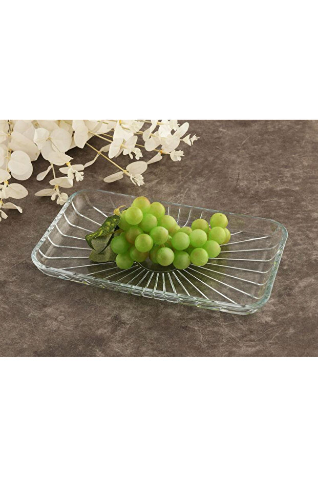 Elegant Rectangular Serving Plate 27x16 cm - 3