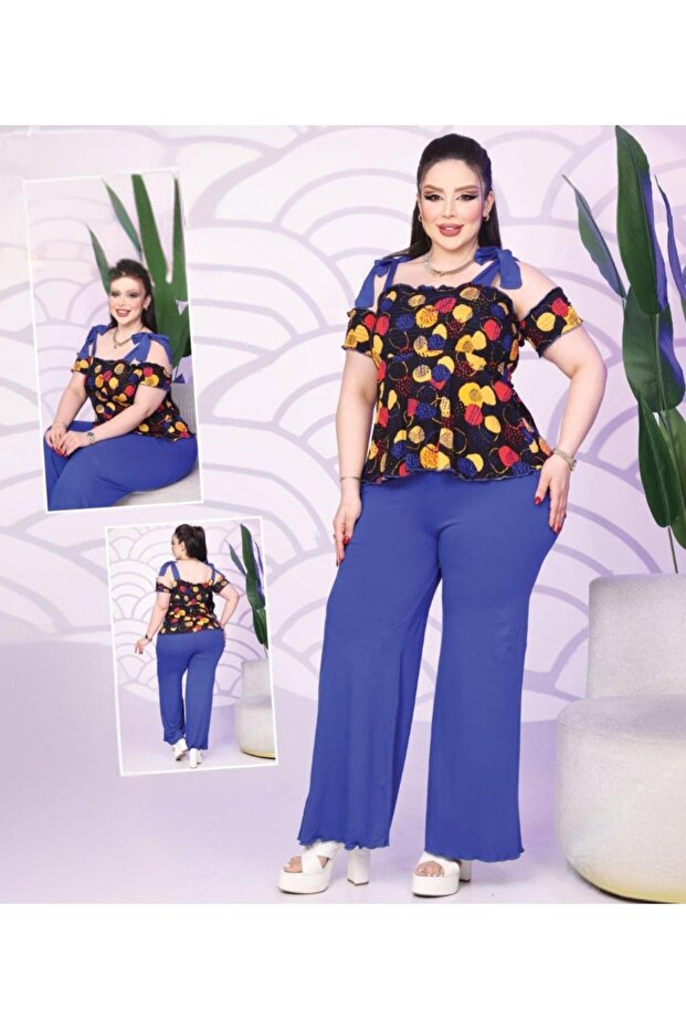 Women's Bow Wide Strap Pajama Set