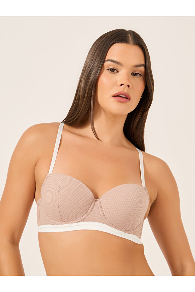 Solid Padded Wired Push Up Bra