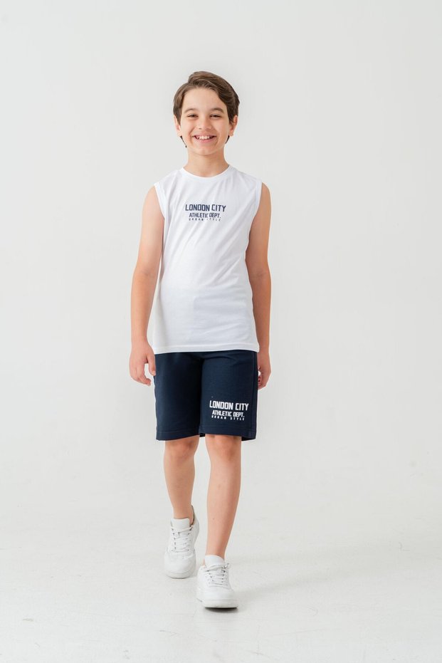 London City Athletics Dept. Urban Style Boy's Shorts - T-Shirt Set