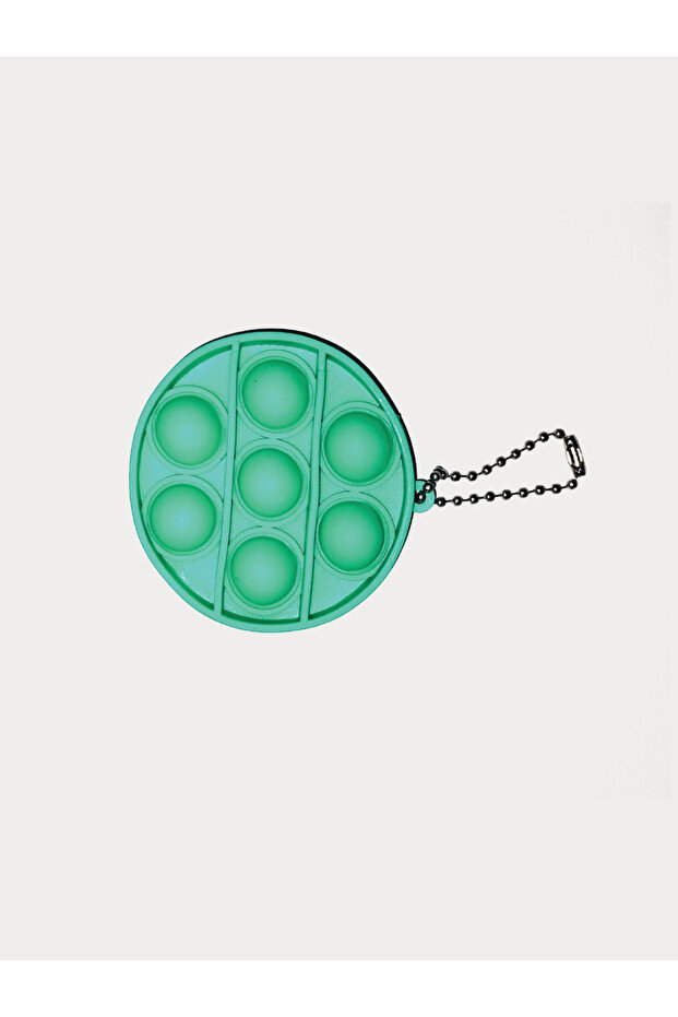 Round Fidget Popper Keychain