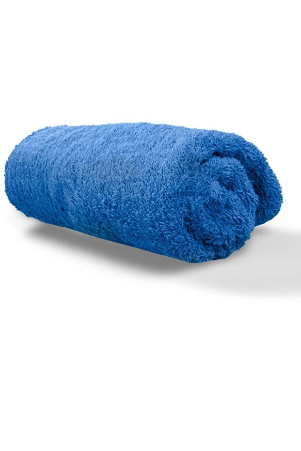 منشفة مايكروفايبر زرقاء مزدوجة الوجه، مقاس 155×60 - 1