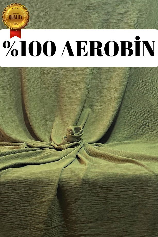 Aerobin Kumaş Elbiselik Etelik Tuniklik Dökümlü - 150 cm En - 1