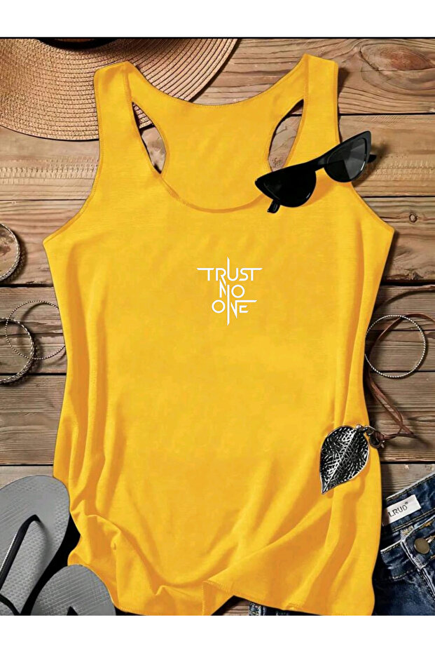 Trust No One Swimmer Women's Tank Top Tshirt