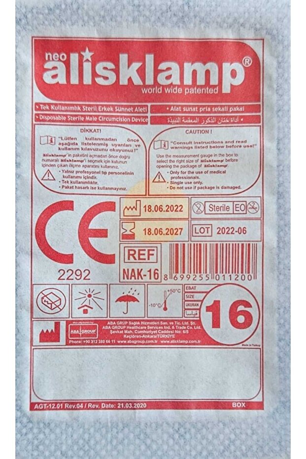 SÜNNET KLEMPİ NO:16 - 1