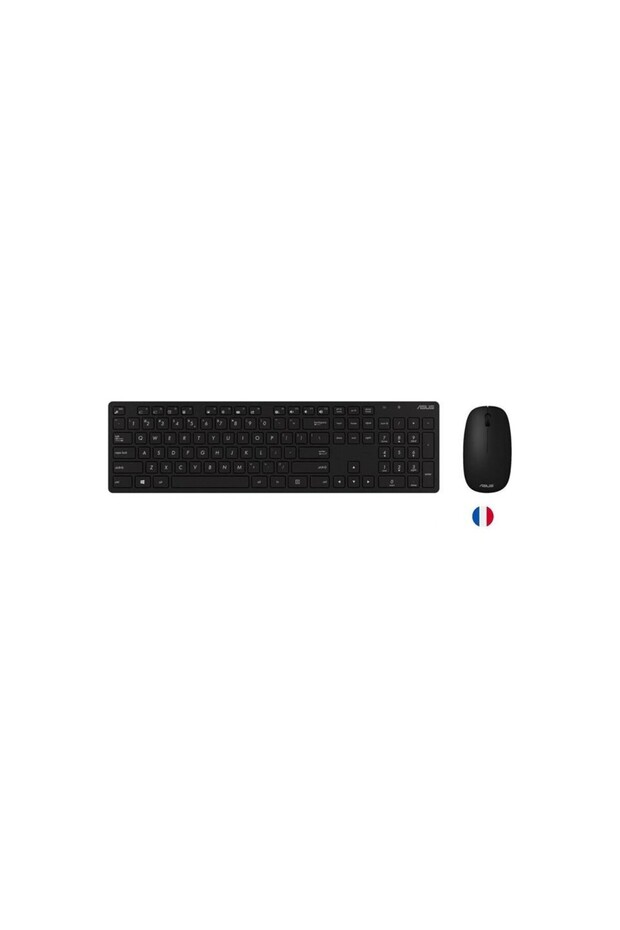 W5000 Almanca Kablsouz Klavye + Mouse Set Siyah W5000-Ger-Syh - 3