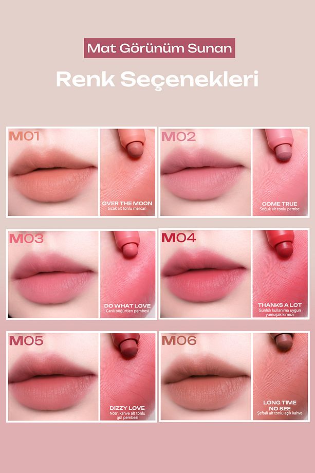 Tek Dokunuşla Pürüzsüzce Uygulanan Hafif Yapılı Kalem Ruj Slip On My Lip (M04 THANKS A LOT) - 4