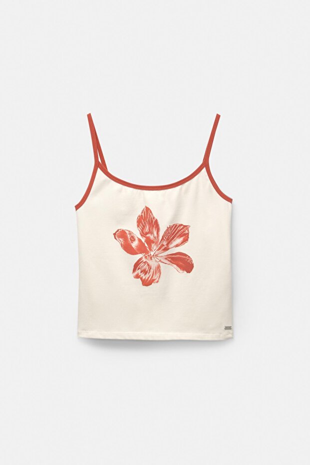 Çiçekli askılı top - 5