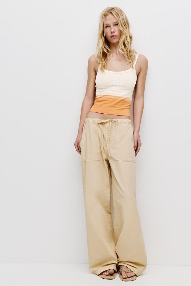 Güneşli askılı bluz - 3