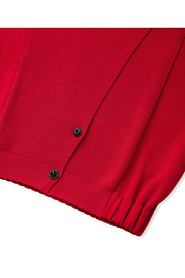 Sweatshirt with Button Accessories - 4