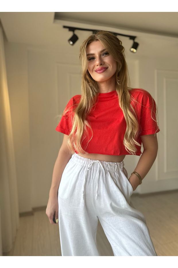 Crop Basic Tshirt - 5