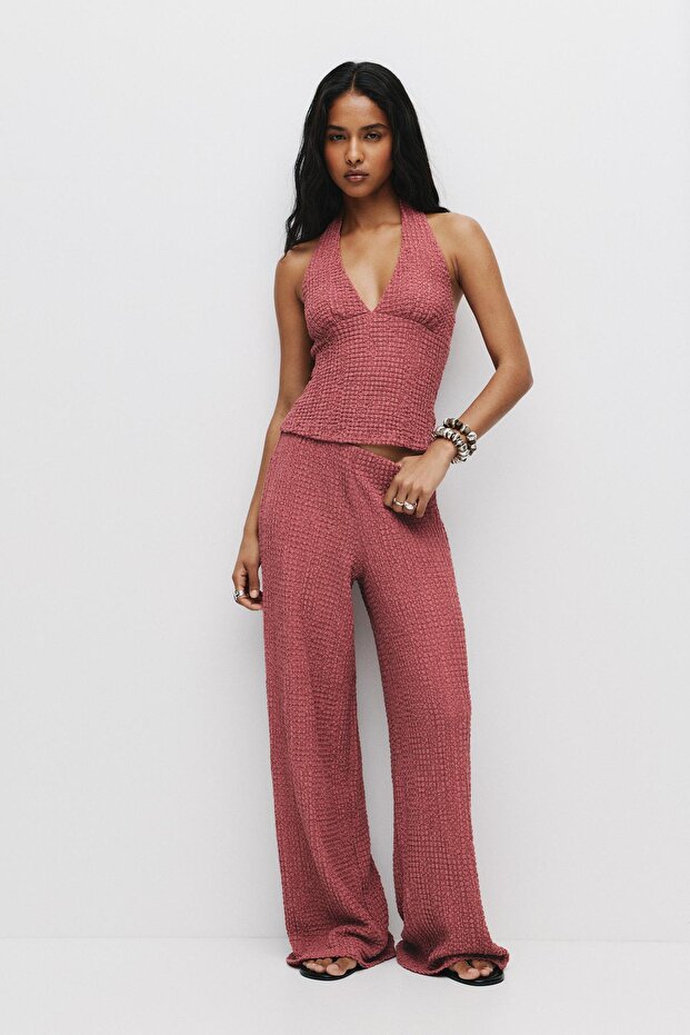 Kırışık efektli halter top - 4