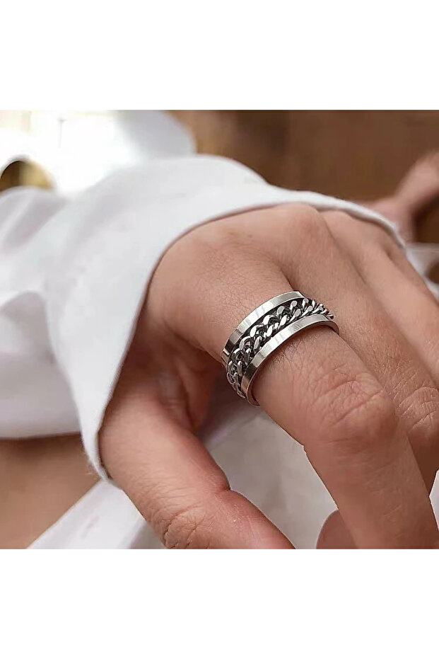 Rotating ring, Silver - 4