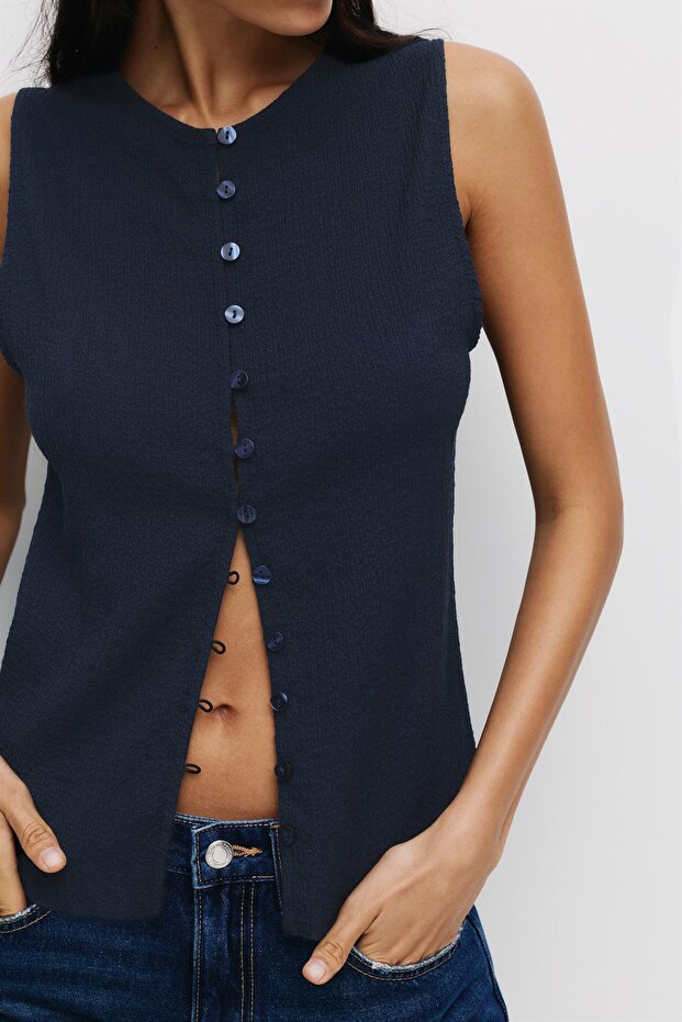 Rustik düğmeli top - 5