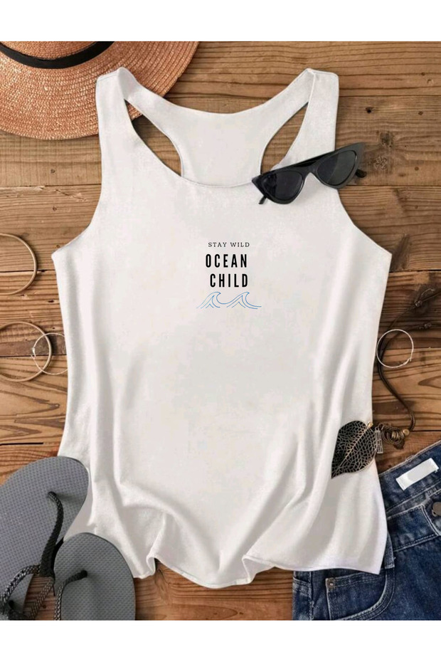 Ocean Child Swimmer Women's Tank Top Tshirt