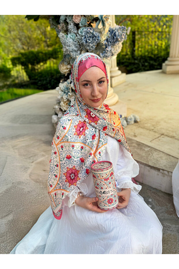 شال حريري بنمط جلزار جانجان - 2