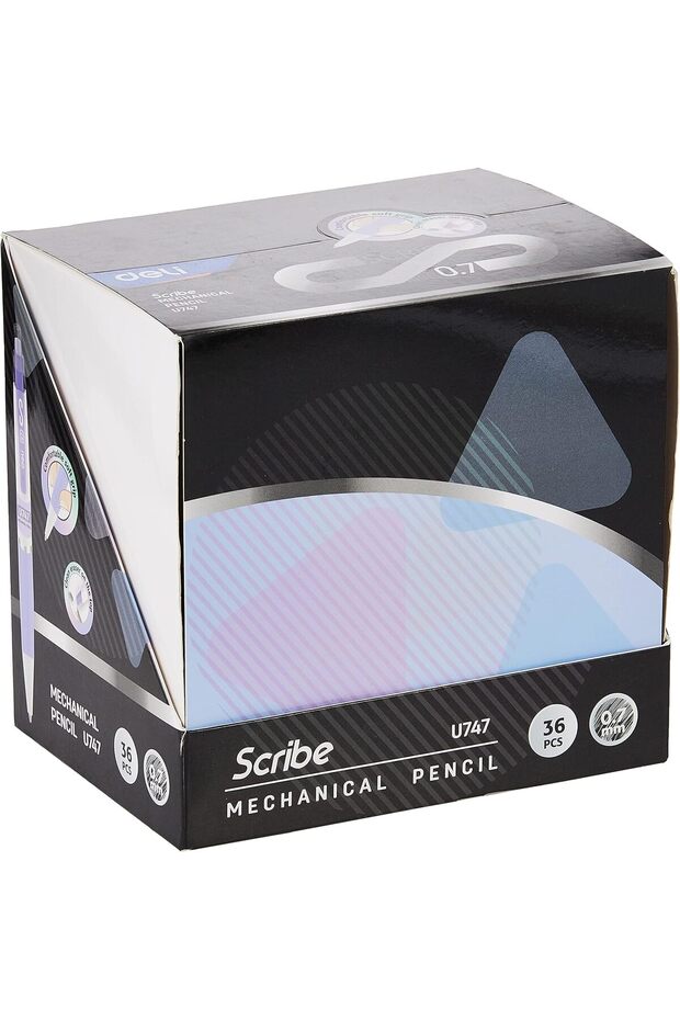 Mechanical Pencil 36-Pieces Set, 5 mm Size