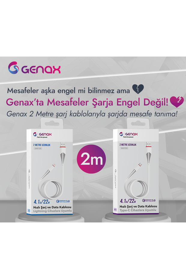 2 Metre USB Type-C Çift Taraflı Girişli Kablo - 3