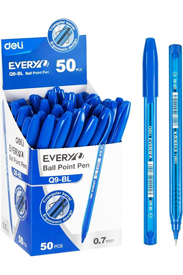 Ball Point Pen Mini tip 0.7mm Blue 50 pcs