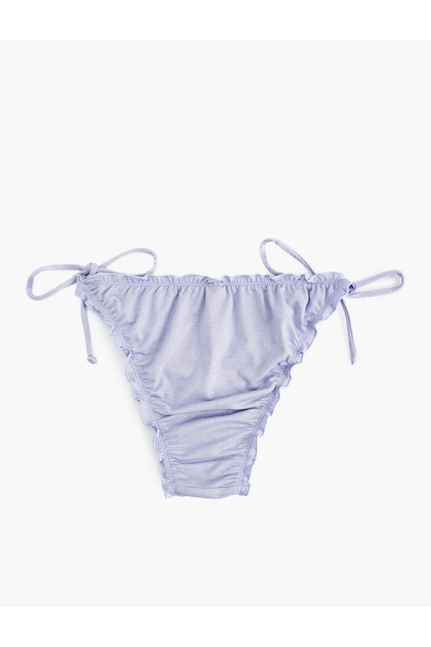 Tie-Up Ruffle Bikini Bottom - 2