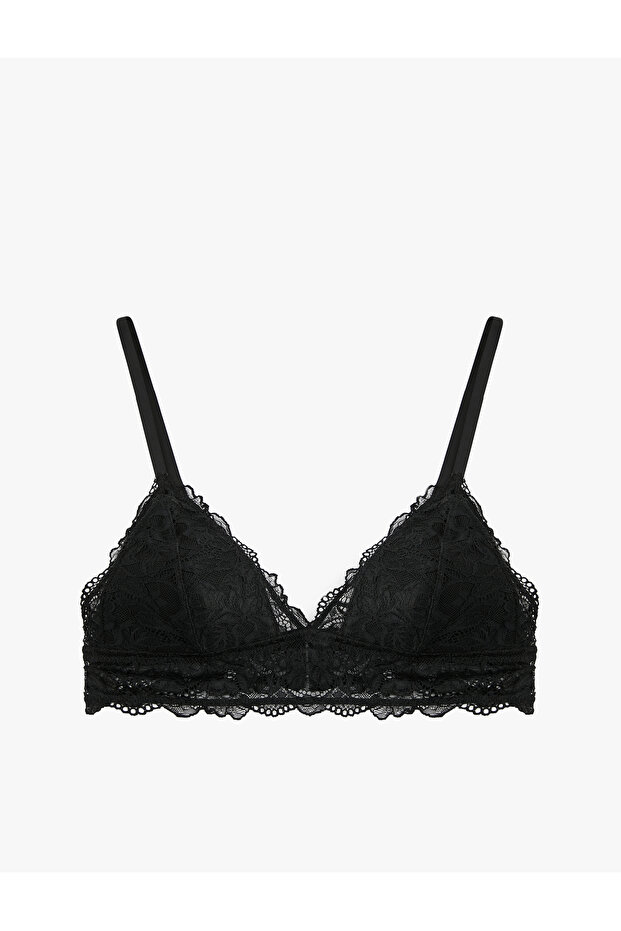Non-Wired Non-Padded Lace Soft Bra