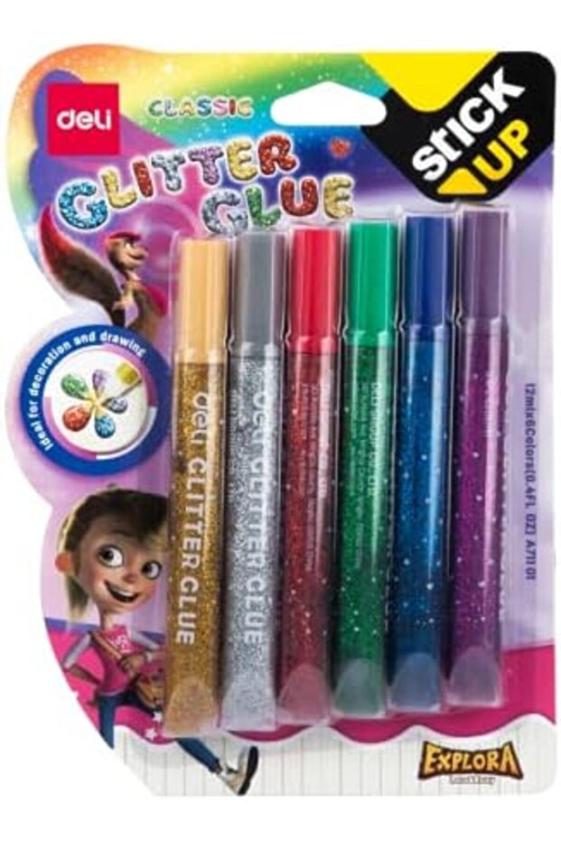 Glitter Glue 12MLX6 Colorful EA71101