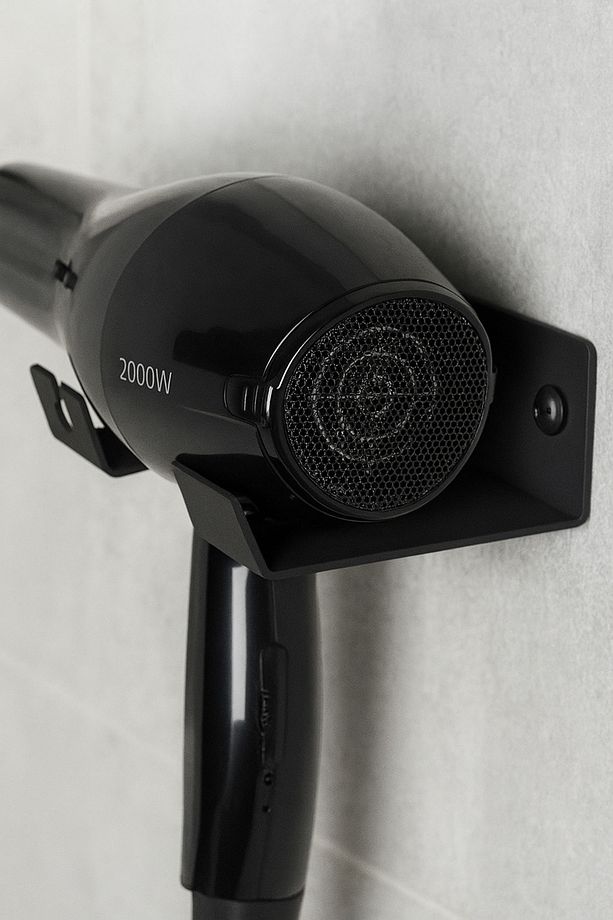Metal Saç Kurutma Makinesi Askısı, Fön makinesi Askısı | Duvar Tipi Organizer - 3