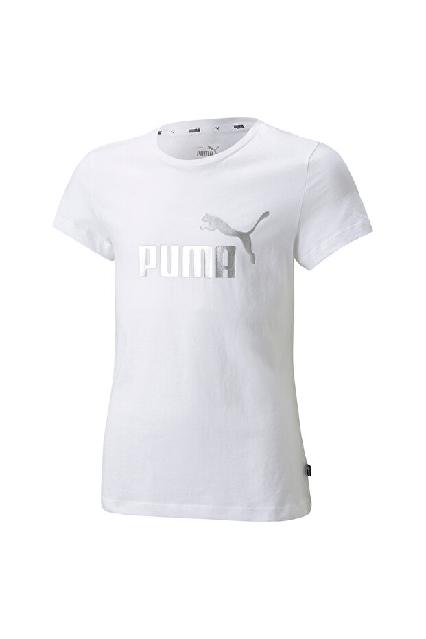 Youth Girls Essentials+ Logo T-Shirt - White