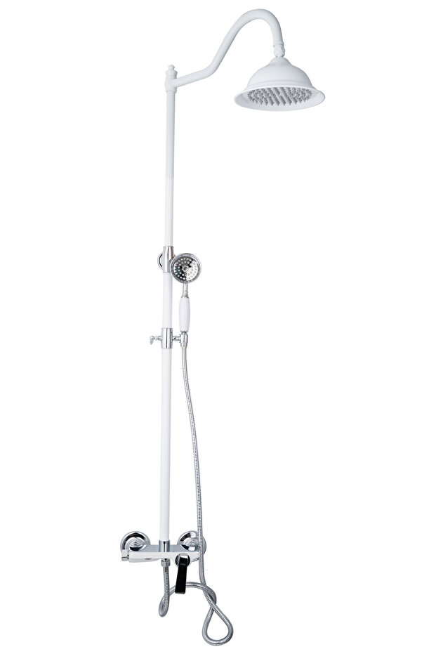 3-function shower column white chrome TRENDY S - 1