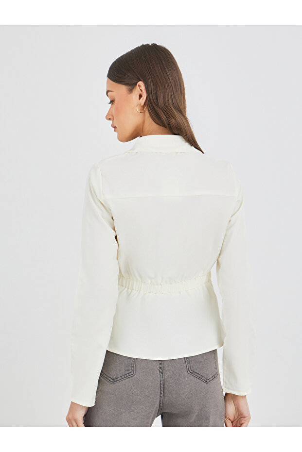 قميص سادة بأكمام طويلة - 5