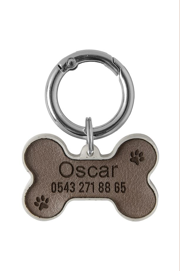 Köpek Göğüs Tasması Gezdirme Tasması Boyun Tasması Kişiye Özel İsimlik Seti - 8