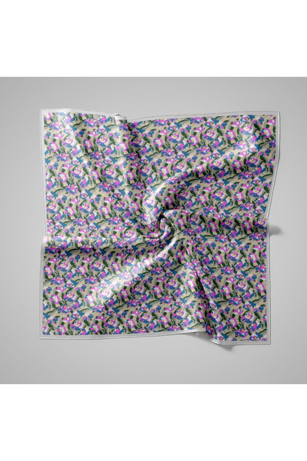 Natural Patterned Scarf