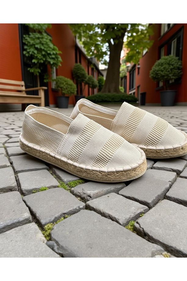 Basic Hasır Detaylı Erkek Espadril - 6
