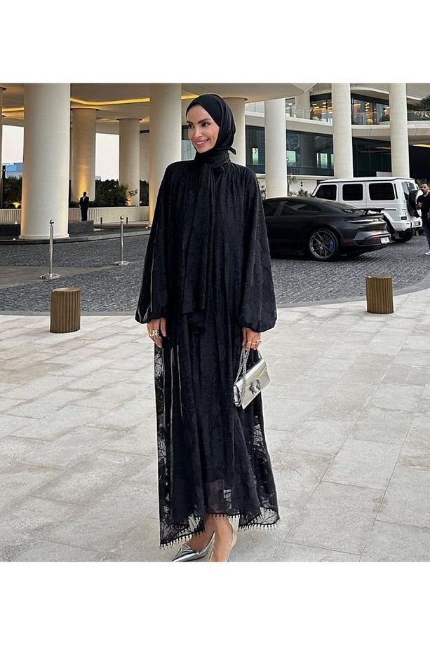 hafsah dantel elbise - 1