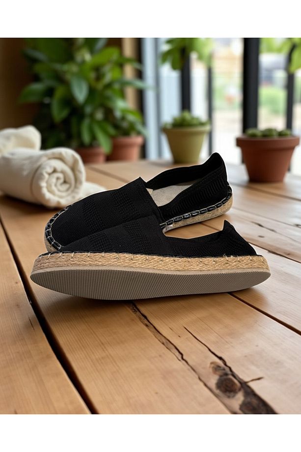 Basic Hasır Detaylı Erkek Espadril - 7