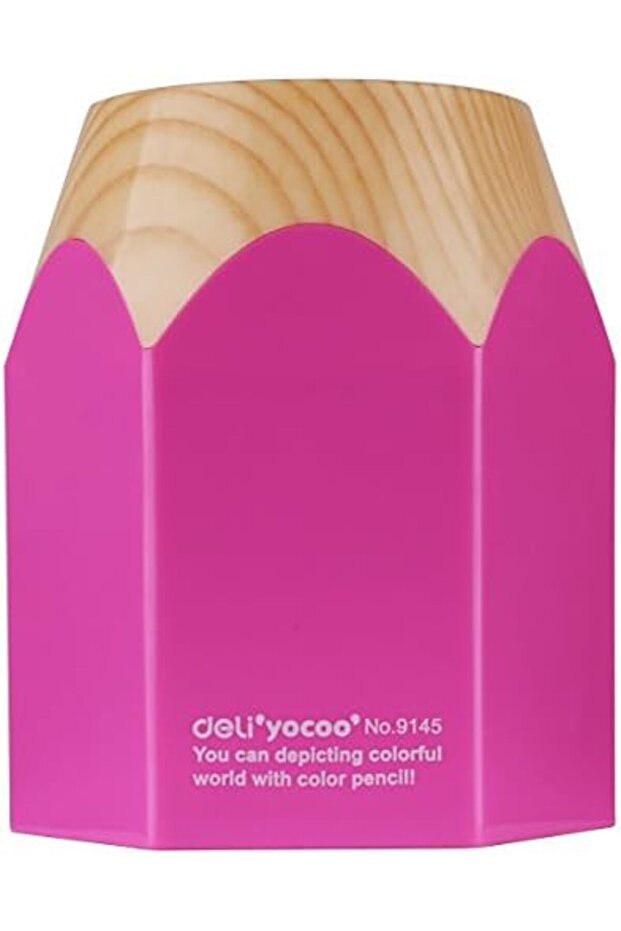 Pencil-Shaped Pen Stand, Pink