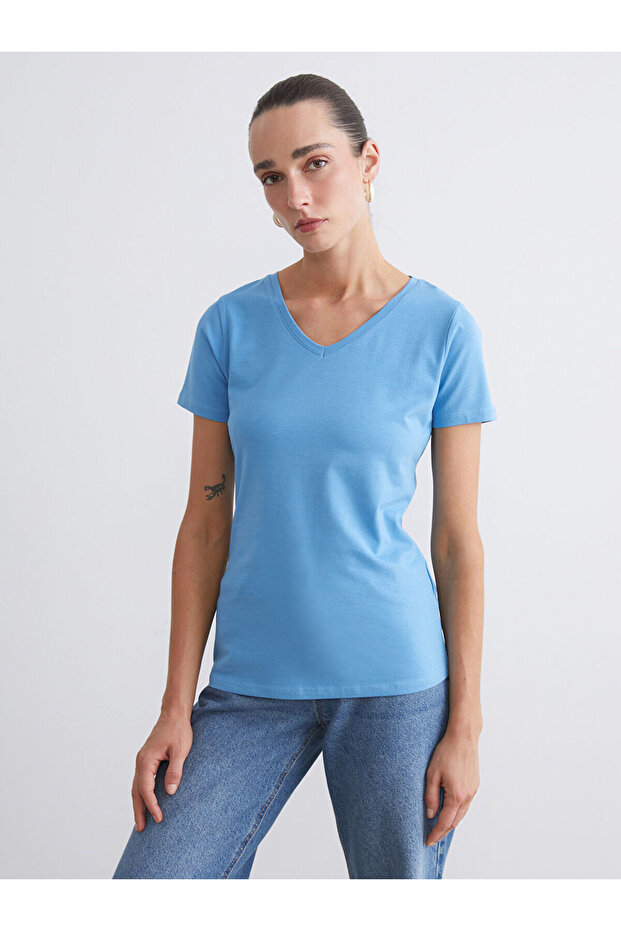 Nevavm Difference Is the Difference V-Neck Women's T-Shirt