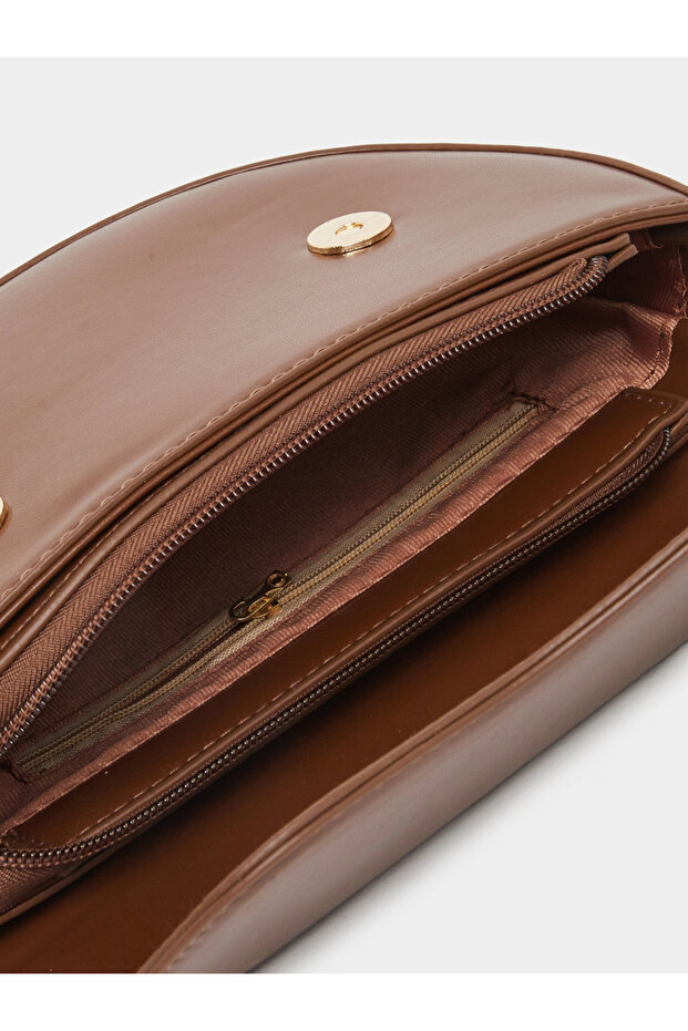 حقيبة سرج صلبة نصف قمرية مع غطاء أمامي - 4