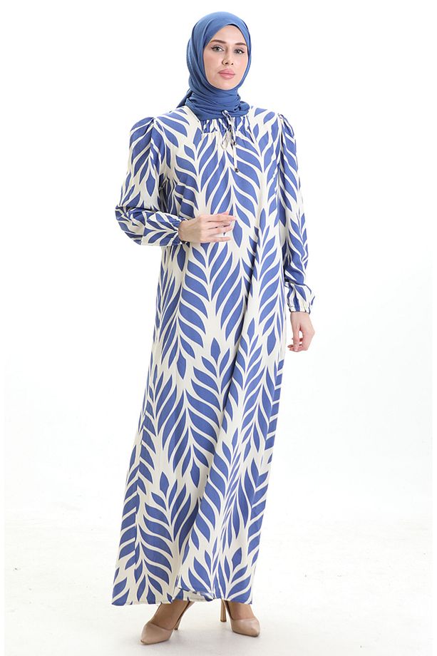 Viskon Kare Yaka Elbsie 994585ı-03 Indigo - 1