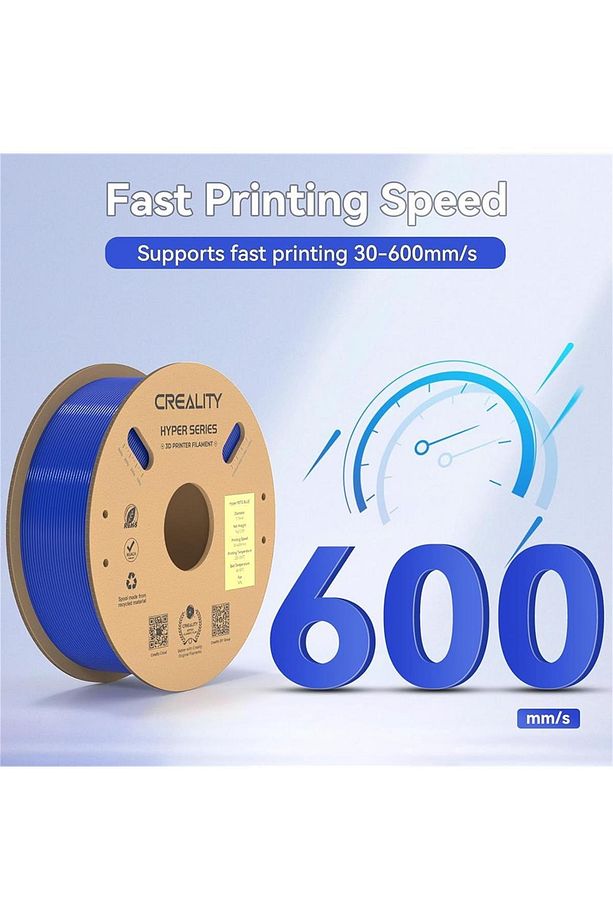 Hyper Petg Mavi Filament 1.75mm 1Kg - 3