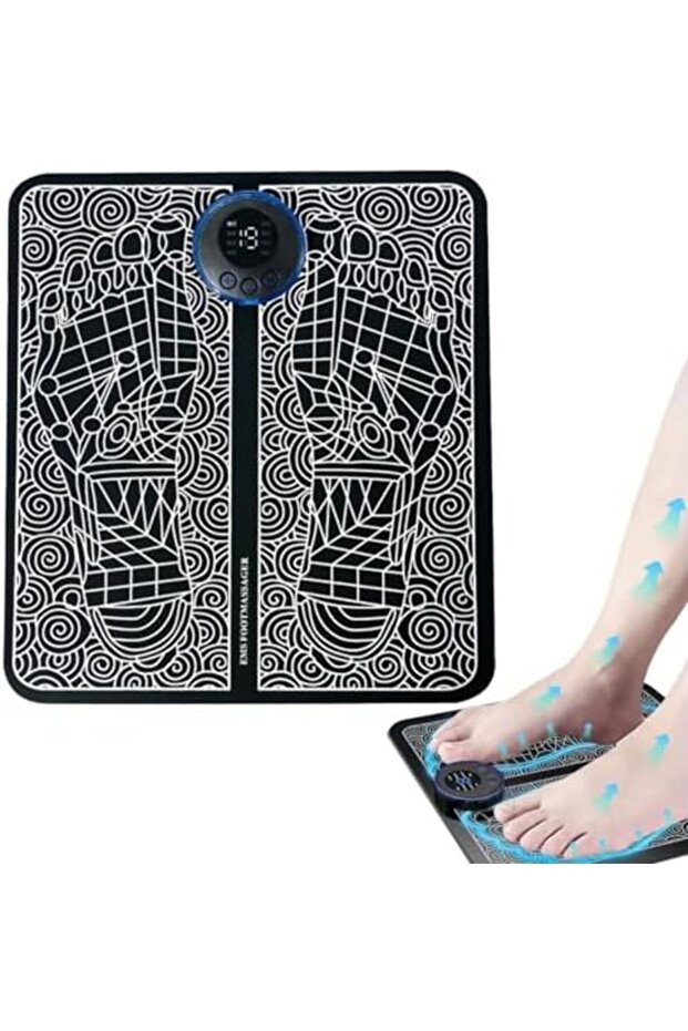 Foot Massager, EMS Pulse Massage Foot Pad, Micro Current Foot Massage, Ideal for Se